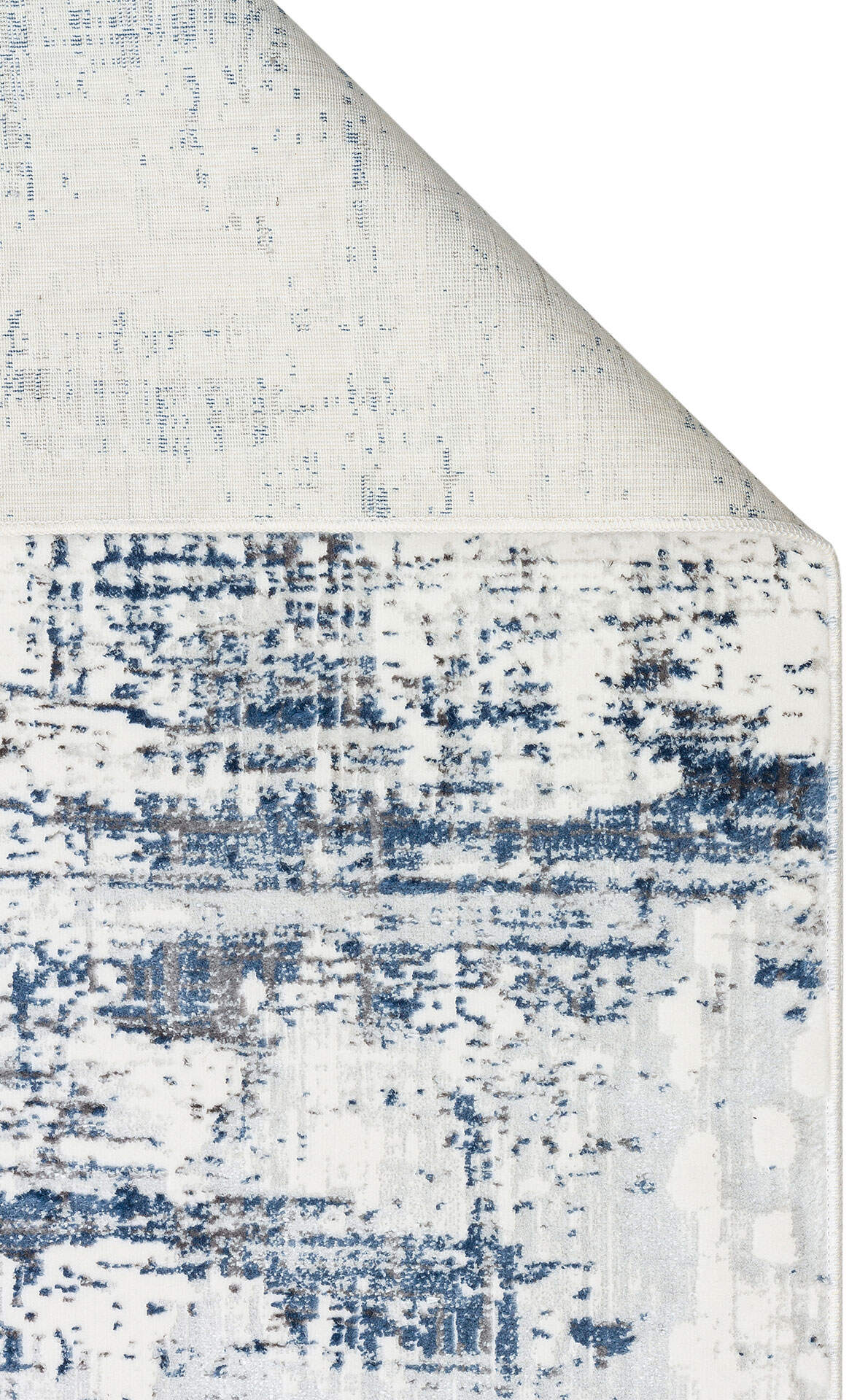 ST 904 CREAM BLUE - SATEEN LUX - Hav Toz Vermez Modern Halı